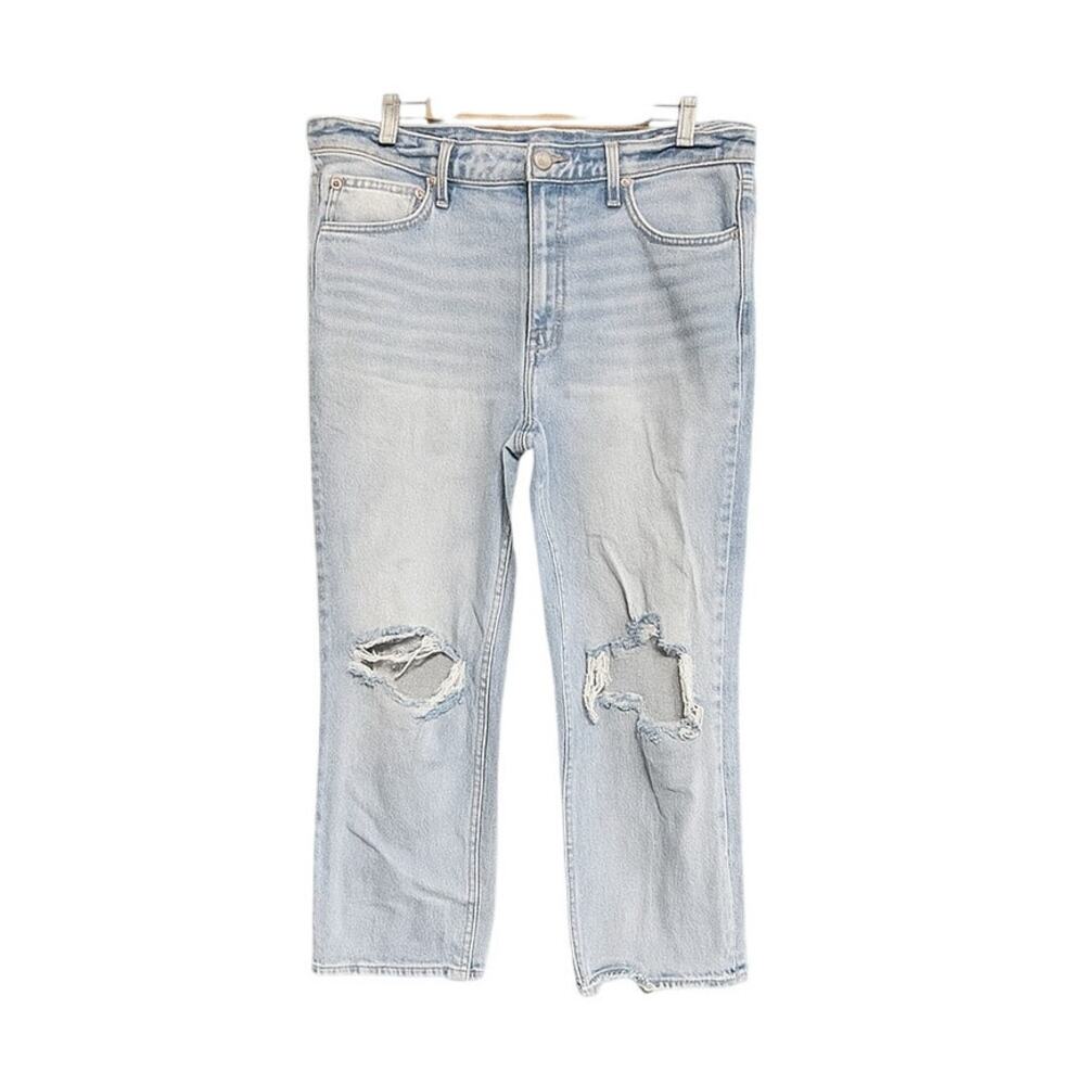 Abercrombie & Fitch Women's The '90s Straight Ultra High Rise Jeans Size 35/20 S